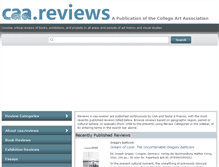 Tablet Screenshot of caareviews.org